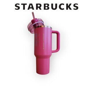 Starbucks x Stanley 40oz Pink Glitter Tumbler NWT